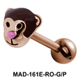 Monkey S316L Tongue Piercing MAD-161E